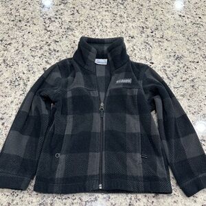 Columbia Kids Black Plaid Jacket